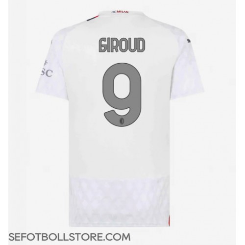 AC Milan Olivier Giroud #9 Replika Bortatröja Dam 2023-24 Kortärmad